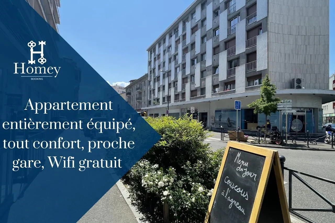 Homey Boheme - Proche Gare/Proche Centre/Wifi Annemasse 0*,